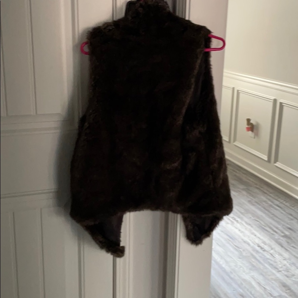 Dark brown jacket vest